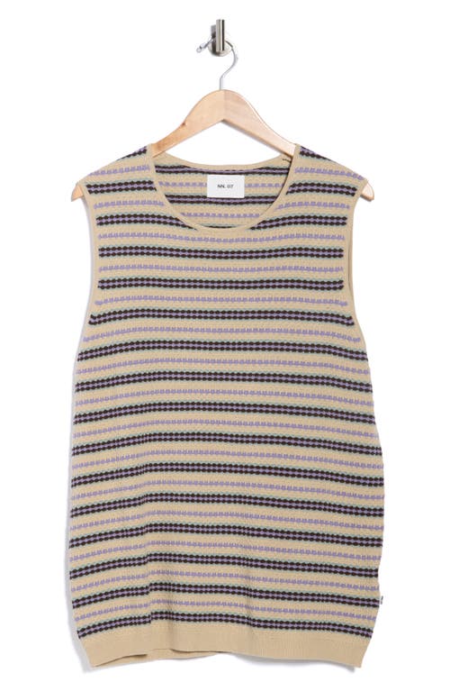 Nn07 Bari Stripe Organic Cotton Knit Tank In Multi