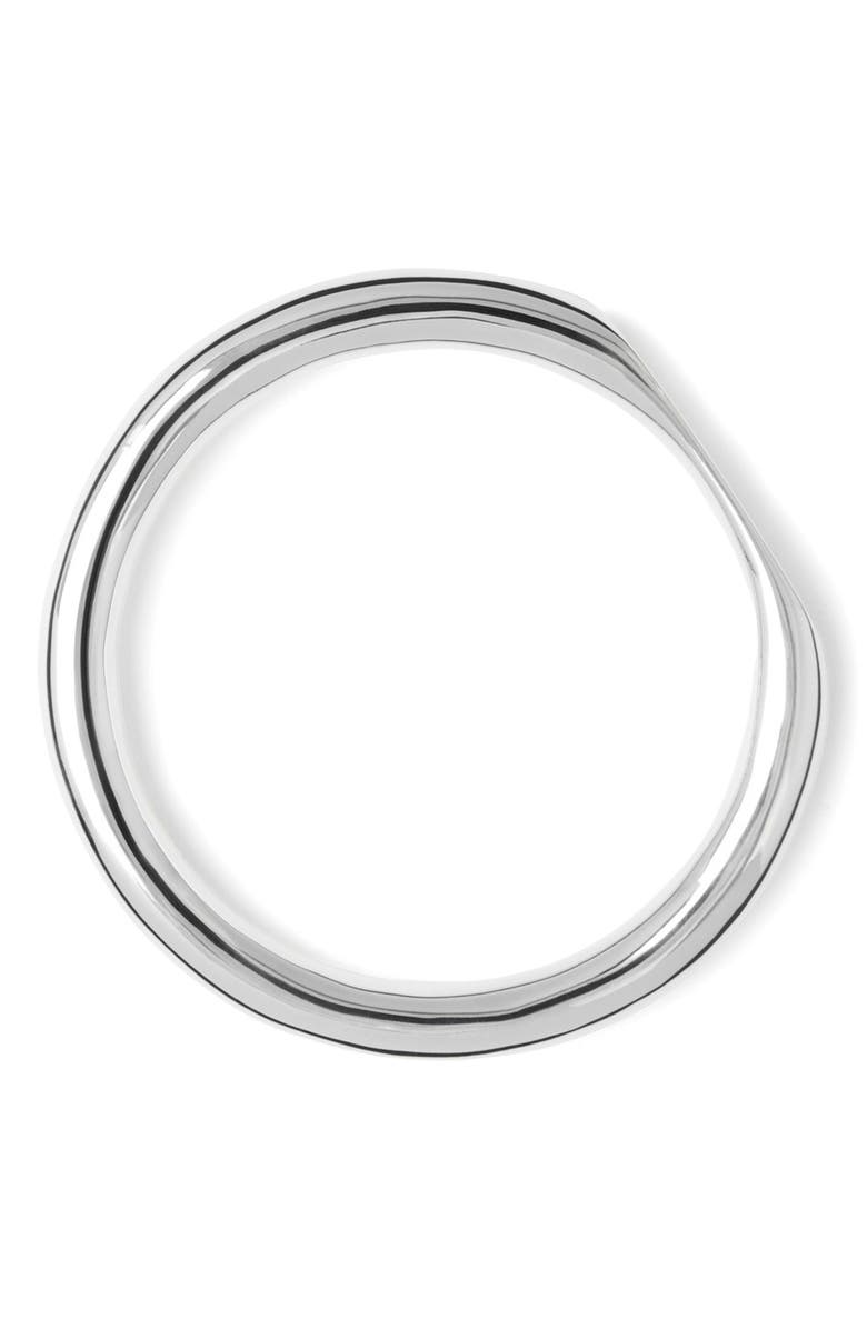 Lié Studio Dora Bangle Bracelet, Alternate, color, Silver