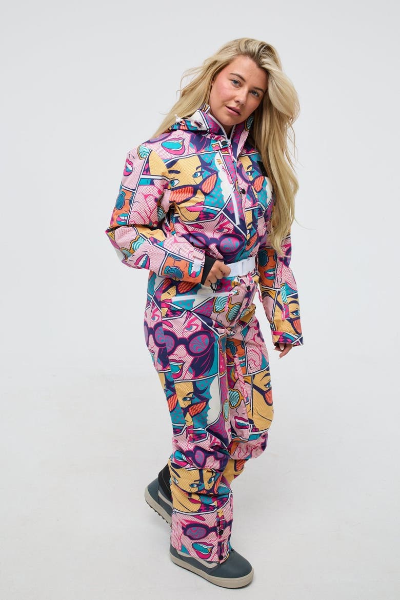 Comic Book Candy - Shaped Women's Ski Suit, Alternate, color, multi-colour