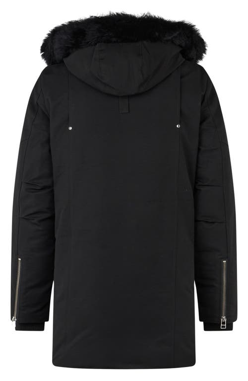 Moose Knuckles Original Stirling Parka In Black W/black Sh