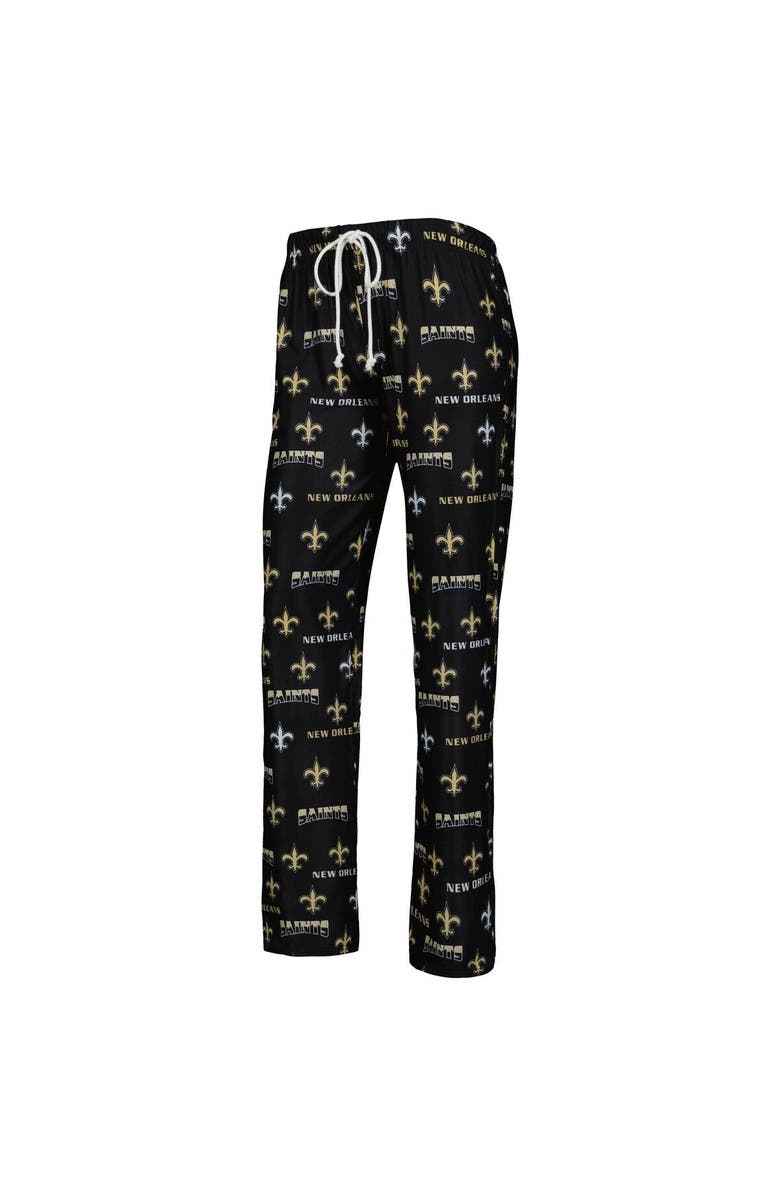 CONCEPTS SPORT Women's Concepts Sport Black New Orleans Saints Breakthrough Knit Pants, Alternate, color,