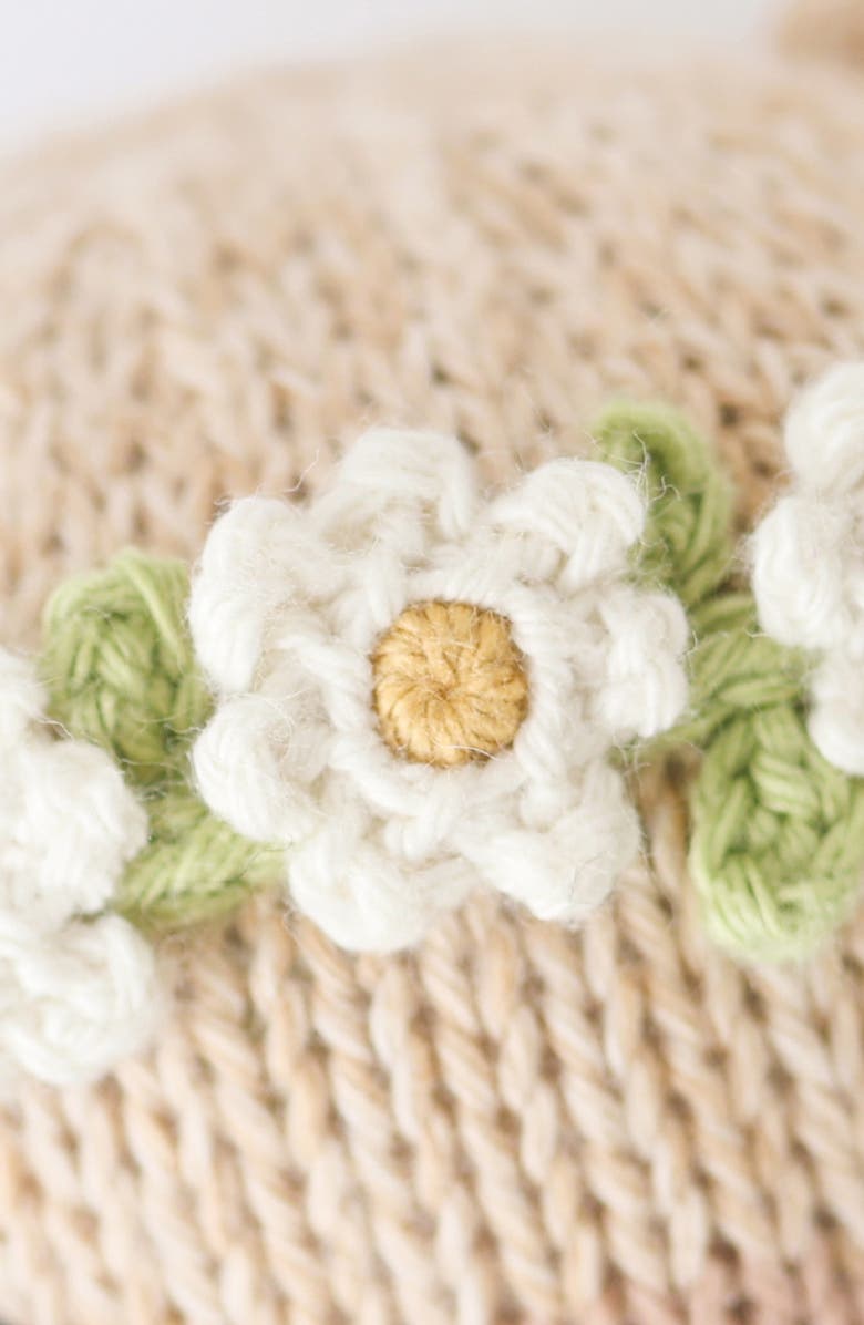 cuddle+kind Baby Honey Bear with Flower Crown Stuffed Animal, Alternate, color, Brown