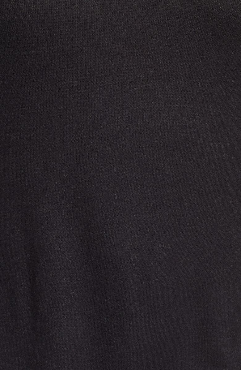 Bobeau Renee Cozy Rib Contrast Detail Top, Alternate, color, 