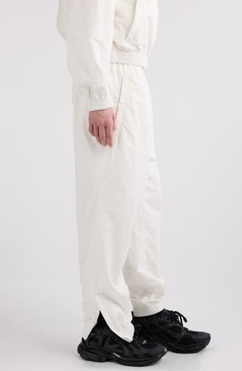 Backward Logo Cotton Blend Track Pants