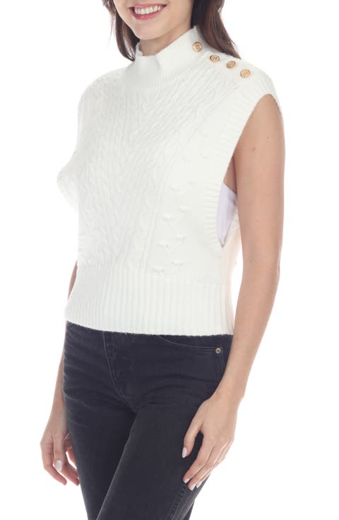 Cable Stitch Sweater Vest
