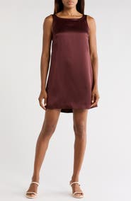 Rebecca Taylor Heavy Satin Shift Dress