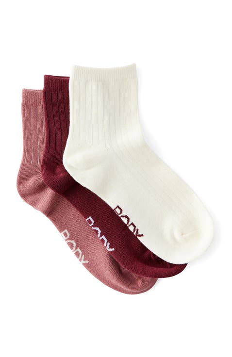 Women's Active Body Mid Crew Socks 3Pk