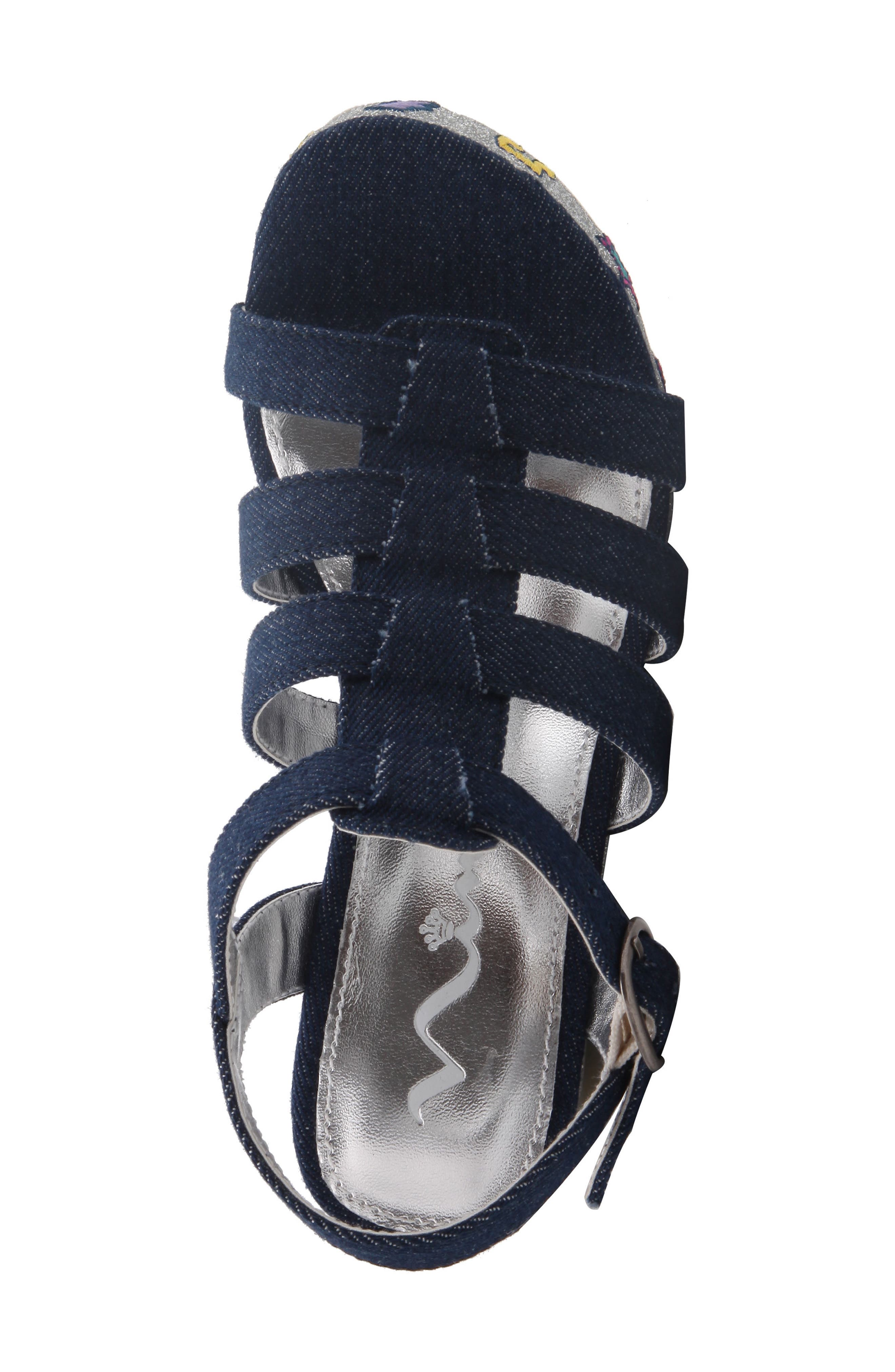 Nina Bubbles Emoji Platform Sandal, Alternate, color, 