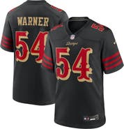 Nike Men's Nike Fred Warner Black San Francisco 49ers 2025 Rivalries Collection Game Jersey