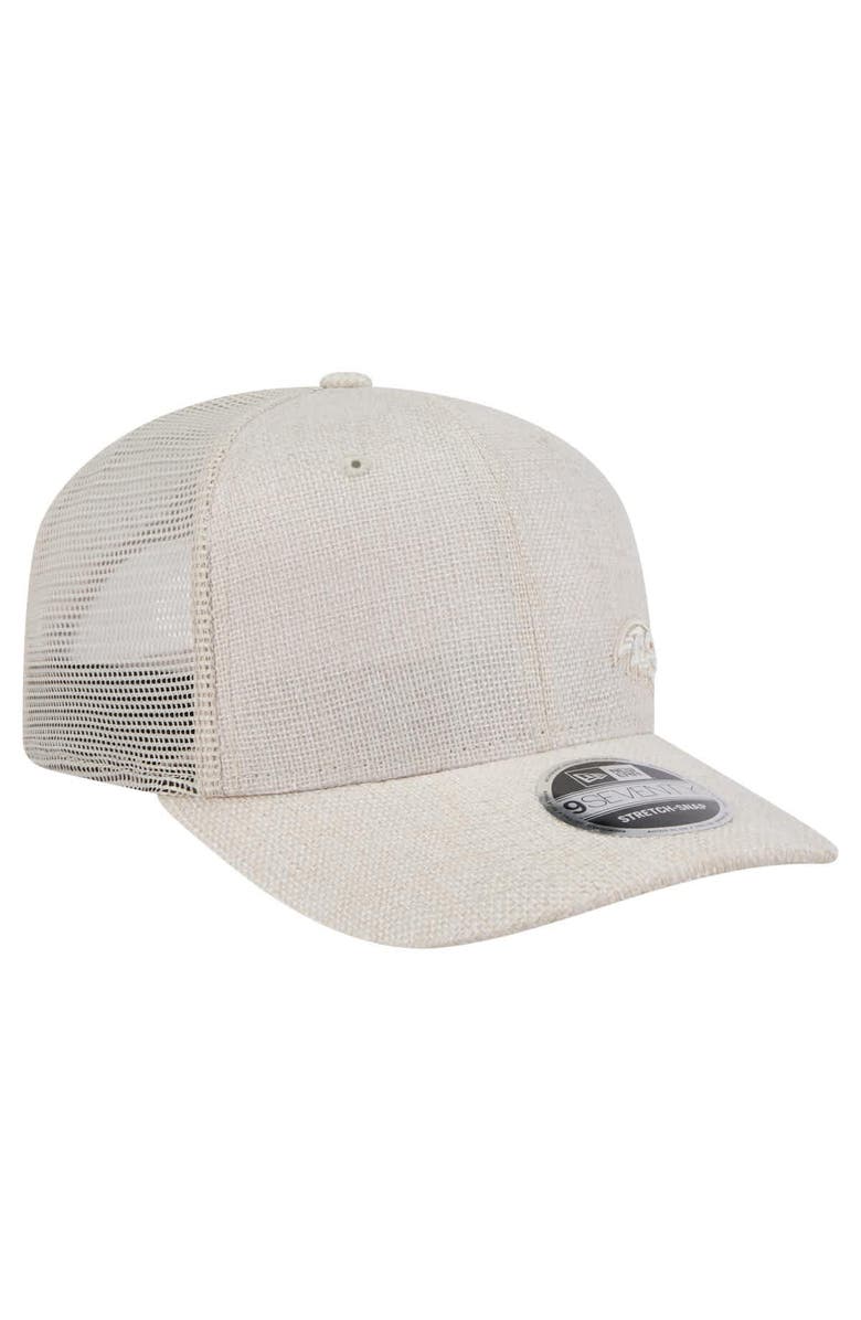 New Era Men's New Era Natural Baltimore Ravens Flawless 9SEVENTY Stretch-Snap Hat, Alternate, color, Natural