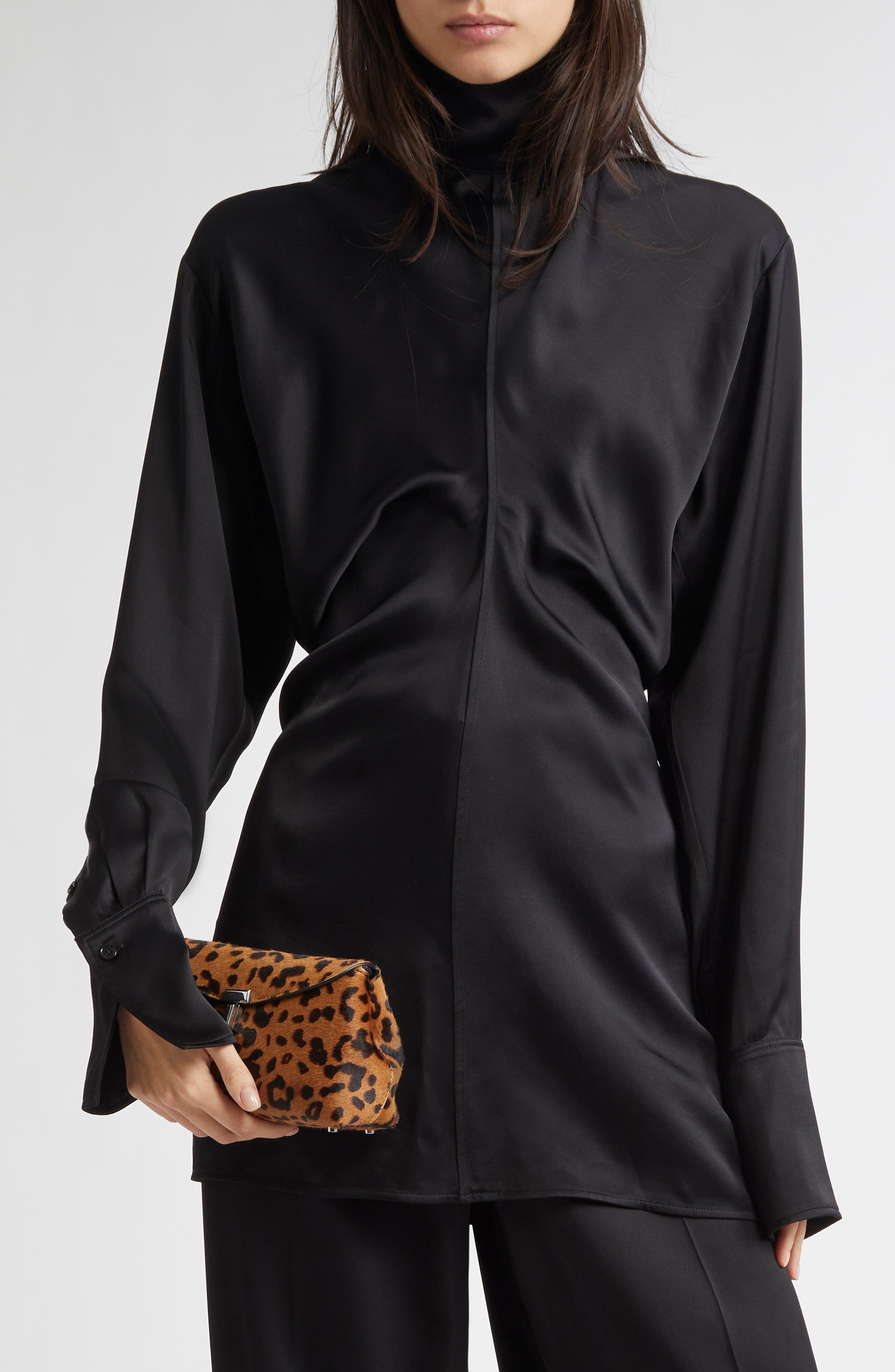 TOTEME Belted Genuine Calf Hair Bucket Bag, Alternate, color, 