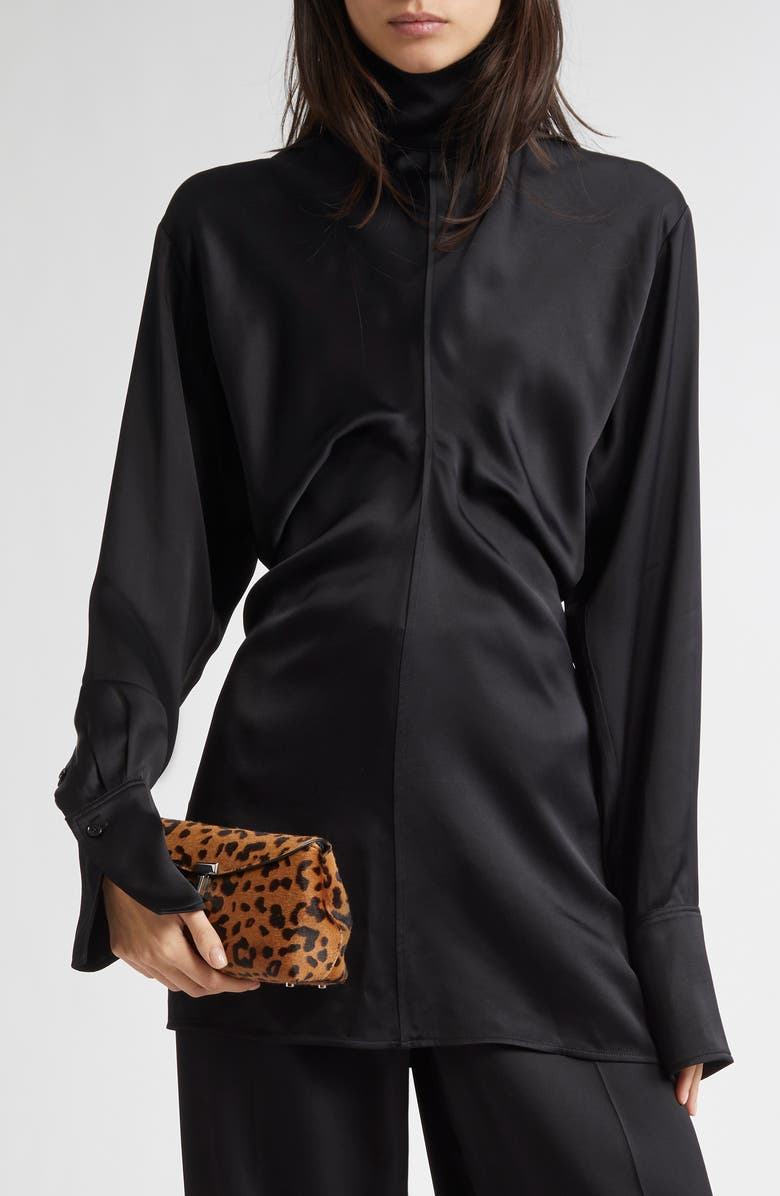 TOTEME Belted Genuine Calf Hair Bucket Bag, Alternate, color,