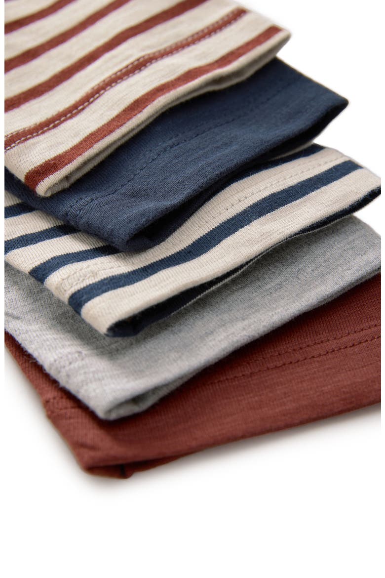 Kids' 5-Pack Assorted Long Sleeve T-Shirts, Alternate, color, RED