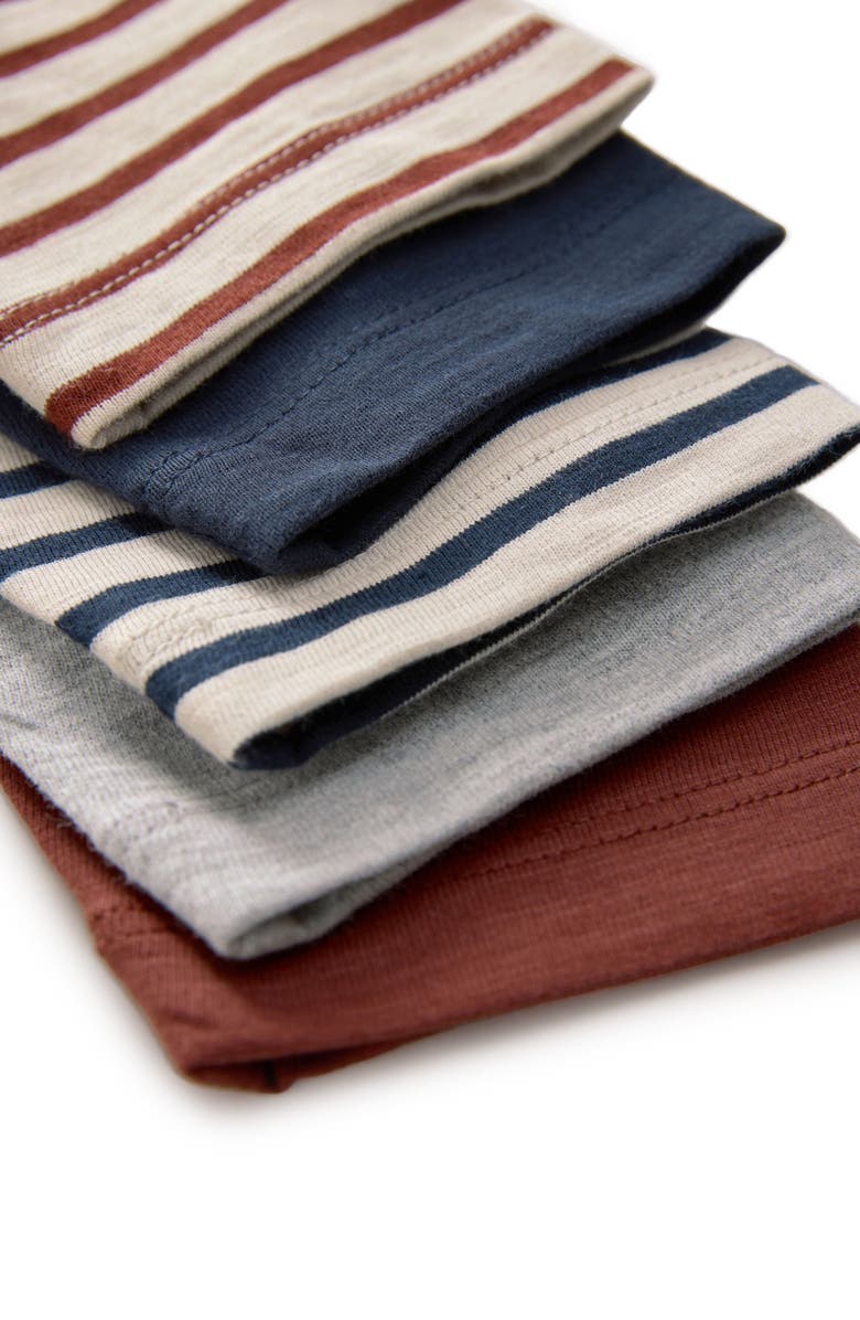 NEXT Kids' 5-Pack Assorted Long Sleeve T-Shirts, Alternate, color, Red