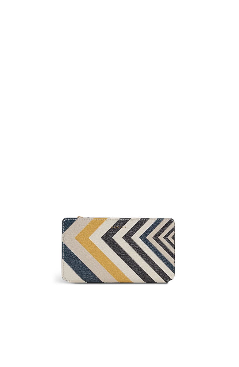 Radley Coin Street - Print Medium Ziptop Wallet, Main, color, Chalk