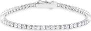 Crislu Cubic Zirconia Tennis Bracelet