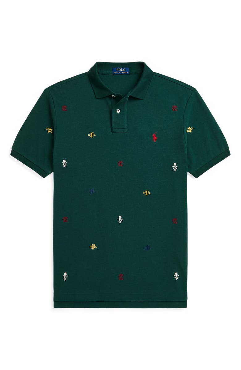 Polo Ralph Lauren Embroidered Mesh Polo, Alternate, color,
