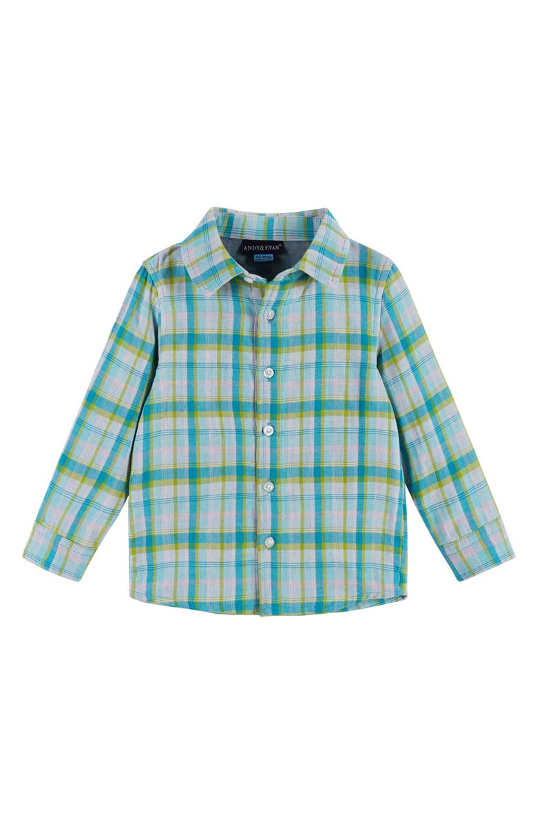 Andy & Evan Sweater Vest, Button-Up Shirt, Pants & Bow Tie Set, Alternate, color, Navy