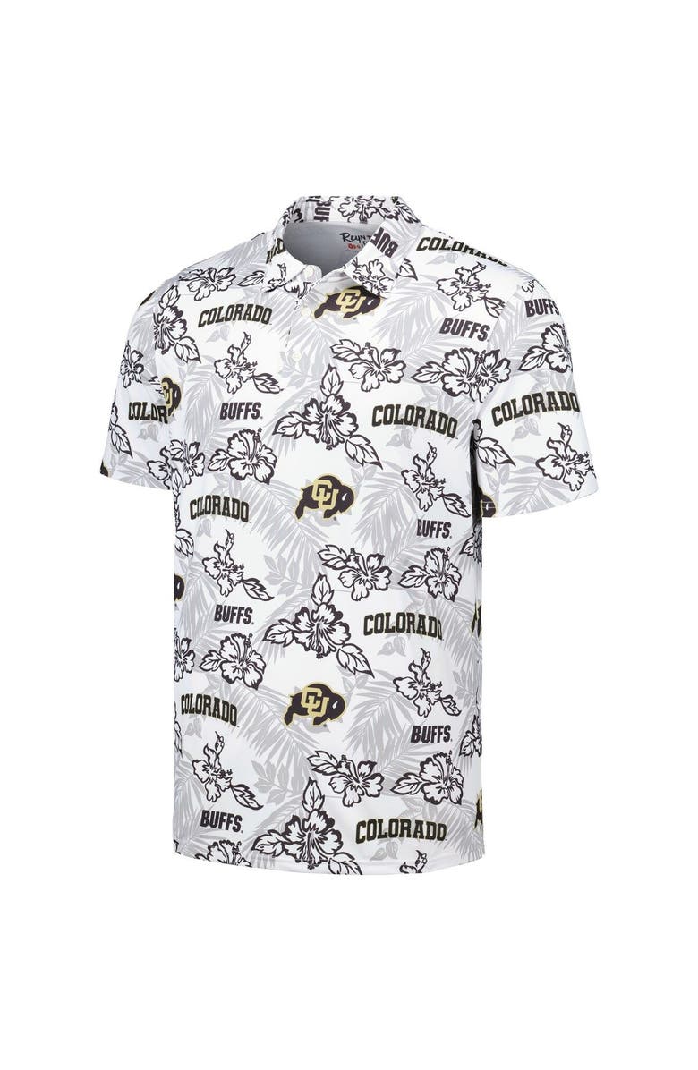 Reyn Spooner Men's Reyn Spooner White Colorado Buffaloes Performance Polo, Alternate, color, White