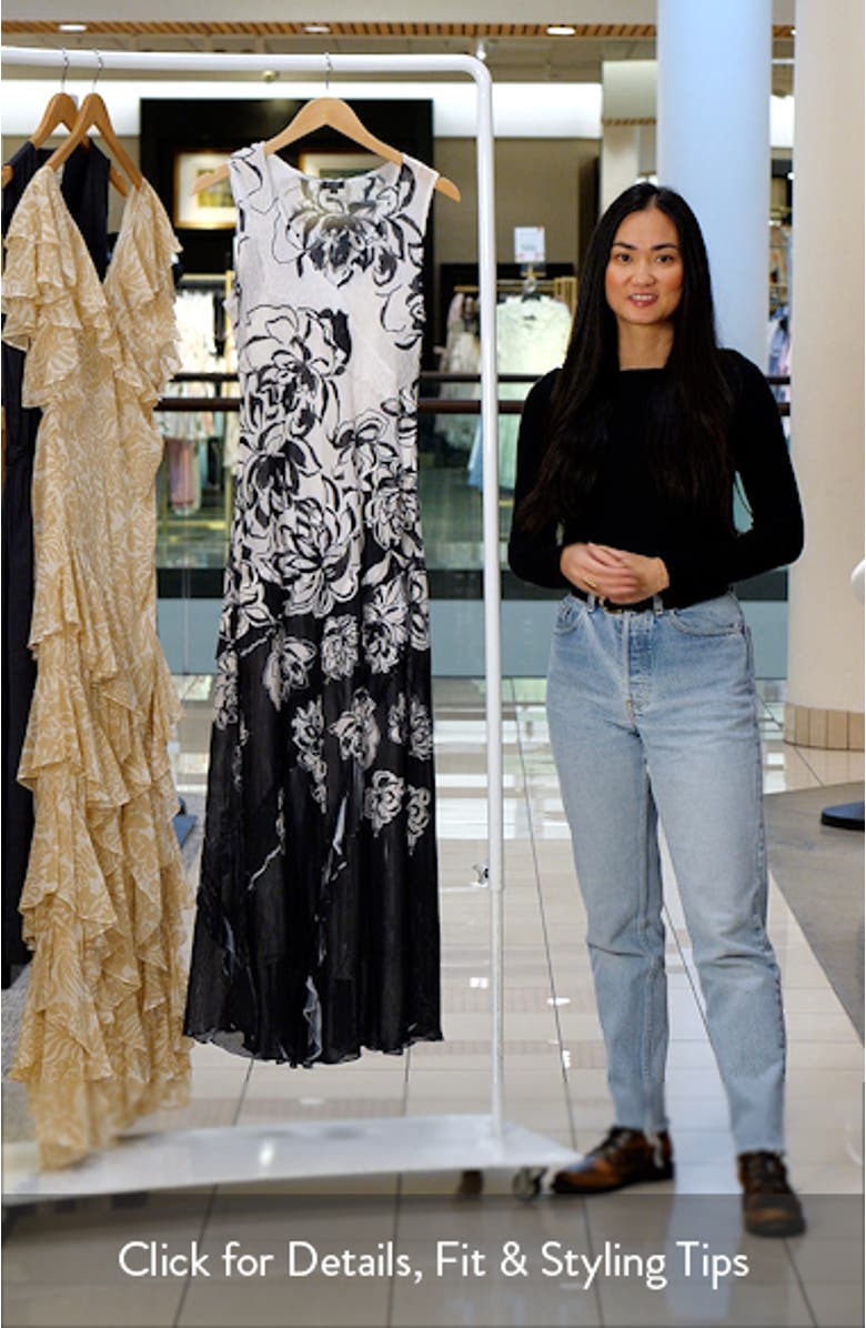 Ruffle Chiffon Cocktail Dress, sales video thumbnail