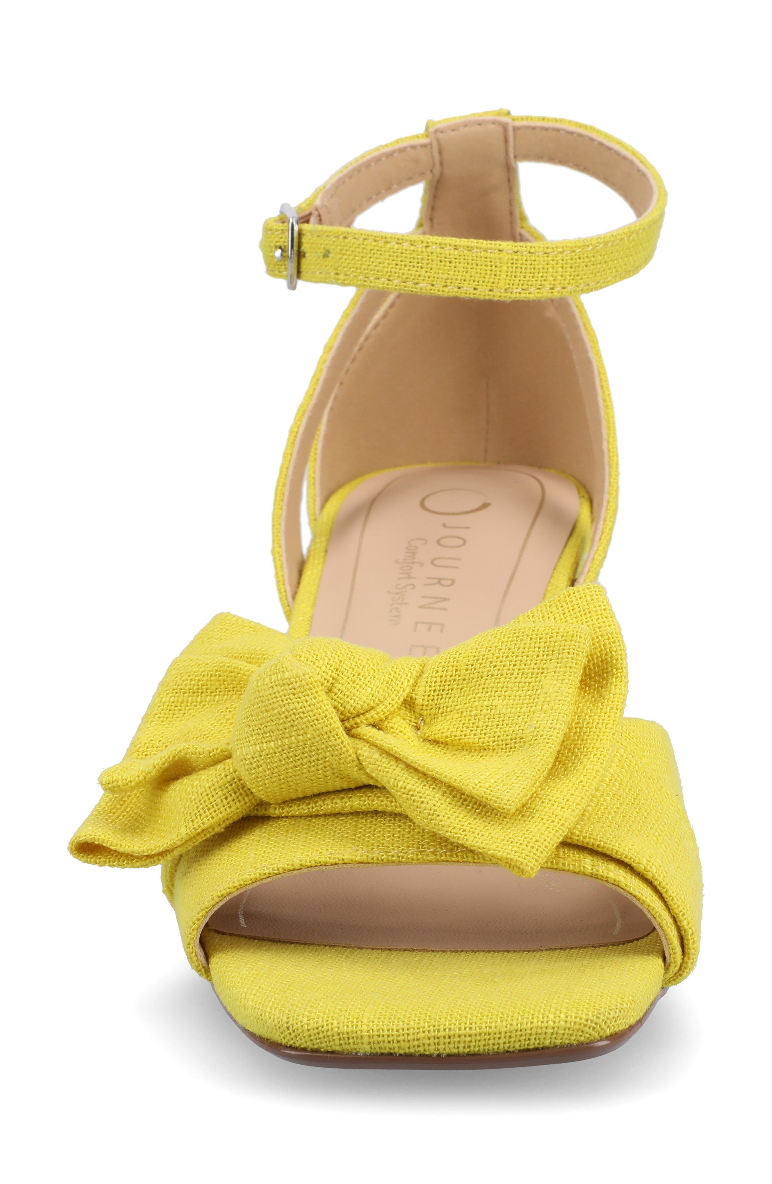 Zevi Bow Block Heel Sandal, Alternate, color, MANGO
