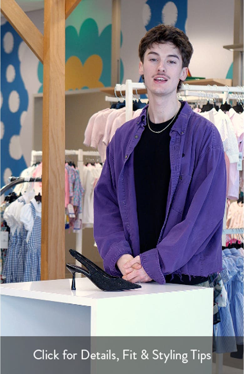 Eloise Slingback Pointed Toe Pump, sales video thumbnail