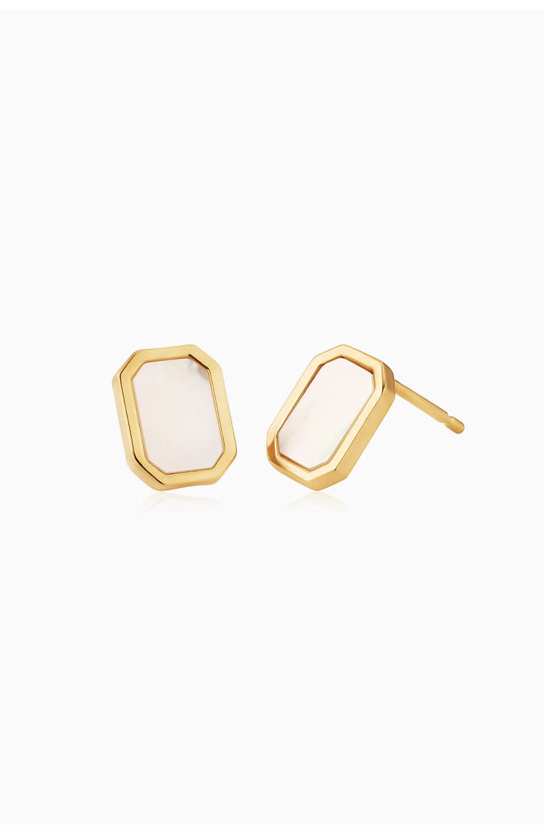 Oradina 14K Yellow Gold Horizons Studs, Alternate, color, Yellow Gold