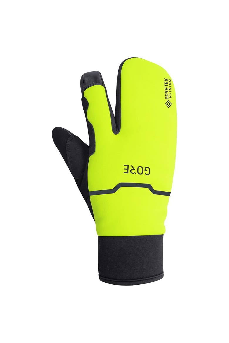 Gore-Tex Infinium Thermo Split Glove - Men's, Main, color, Black/Neon Yellow
