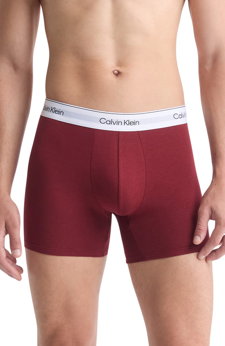 Calvin Klein Assorted 5-Pack Modern Stretch Cotton Performance Boxer Briefs, Main, color, 