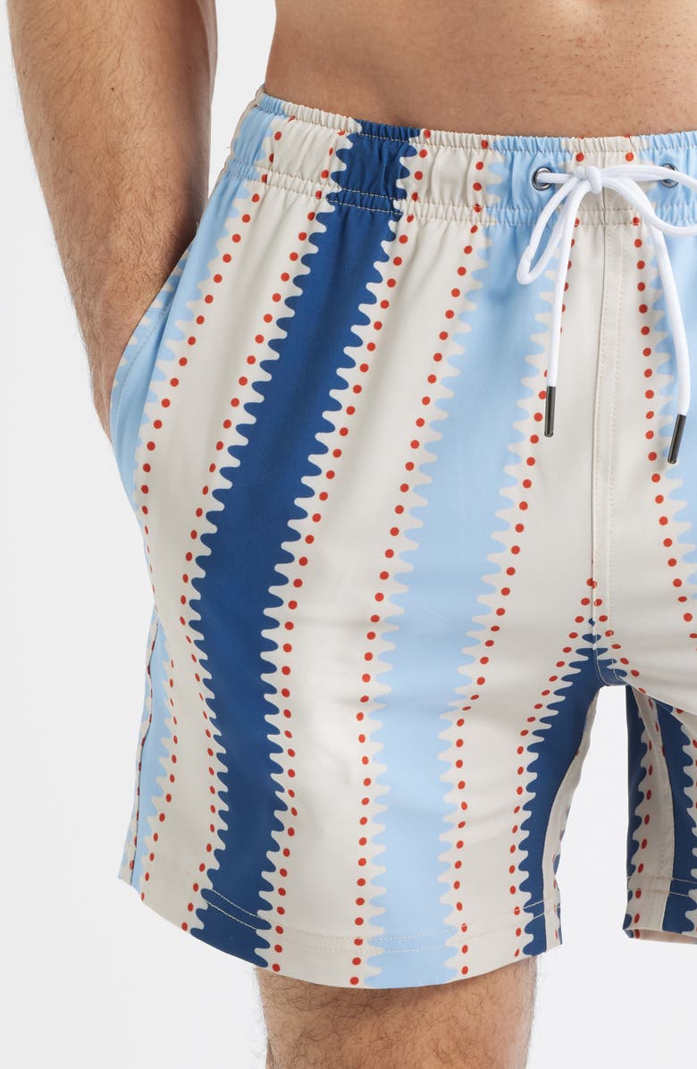 MAVRANS Strike A Match Swim Trunks, Alternate, color, Blue
