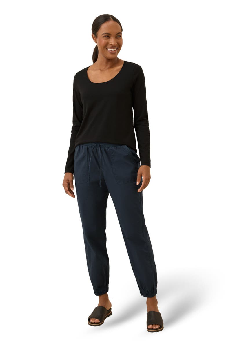 Pact Organic Cotton Softspun Long Sleeve Scoop Neck Tee, Main, color, 