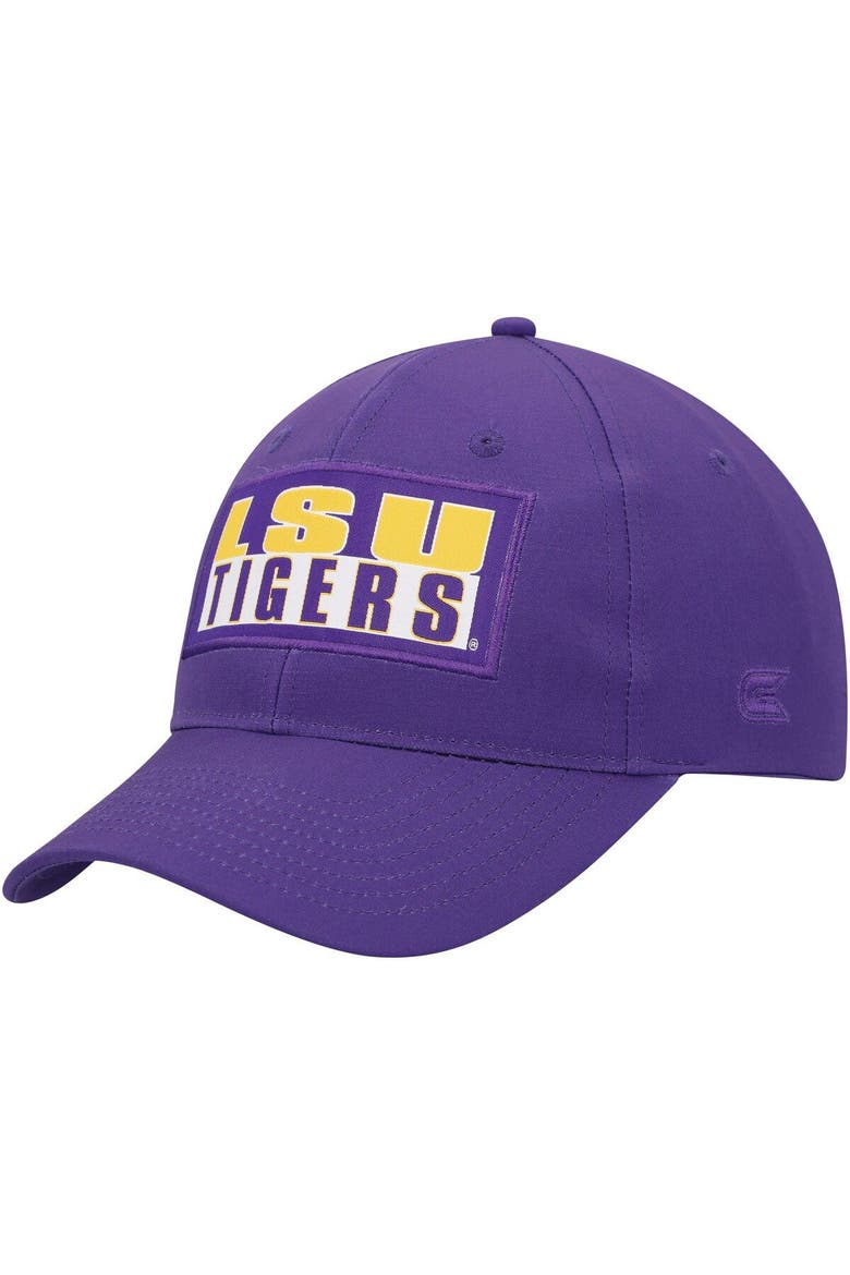 Men's Colosseum  Purple LSU Tigers Positraction Snapback Hat, Main, color, Purple