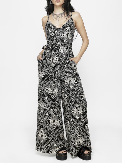 Hexweave Wide Leg Cami Jumpsuit