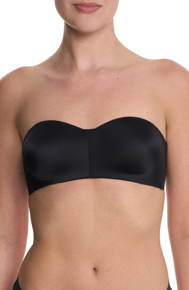 Natori Adapt Smooth Bandeau Strapless Bra, Main, color, Black