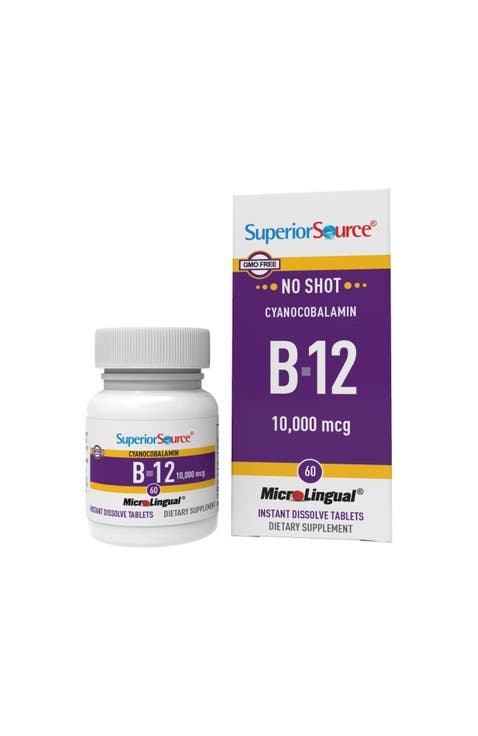 Cyanocobalamin Sublingual Dissolvable Vitamin B-12 Tablets