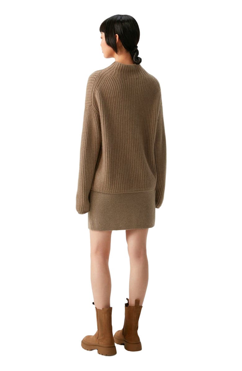 GOBI Mongolian Cashmere Cashmere Mini Skirt, Alternate, color, 