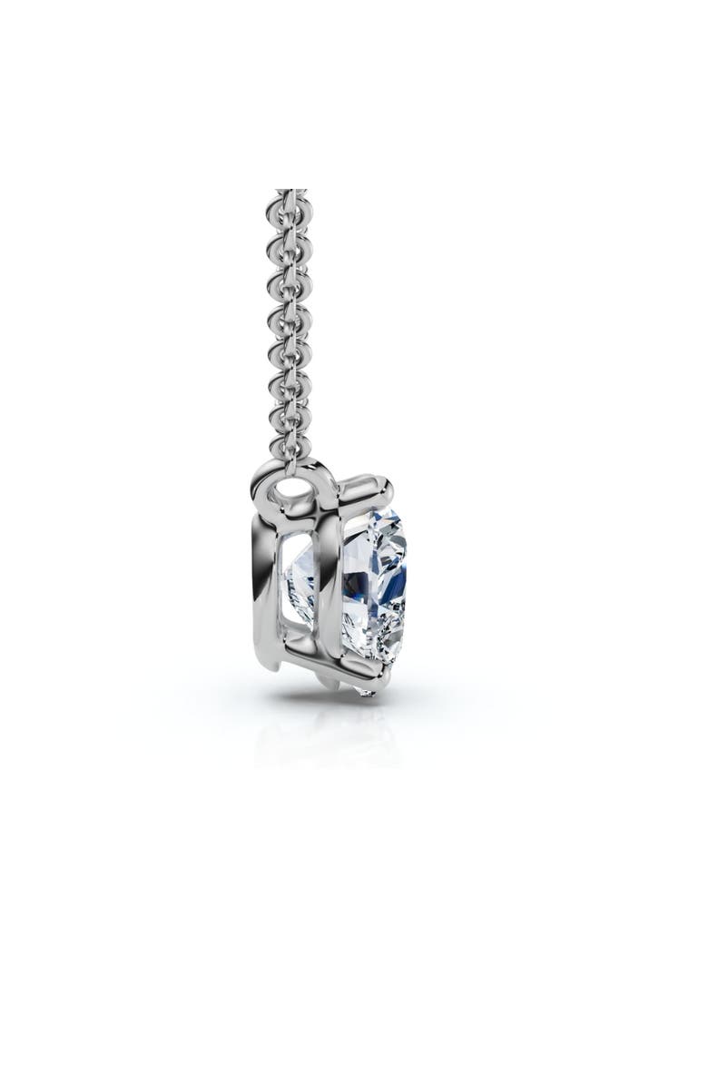 Bliss Diamond 1Ct Heart Shape Diamond Solitaire Diamond Pendant 14k Gold Necklace Lab Grown, Alternate, color, 14K White Gold