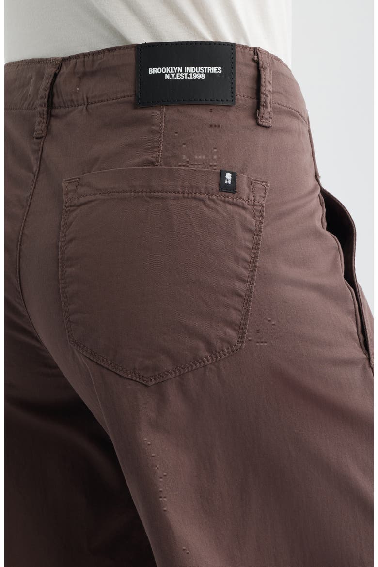 Lorimer Stretch Cotton Wide Leg Pants, Alternate, color, FRENCH ROAST COLORED