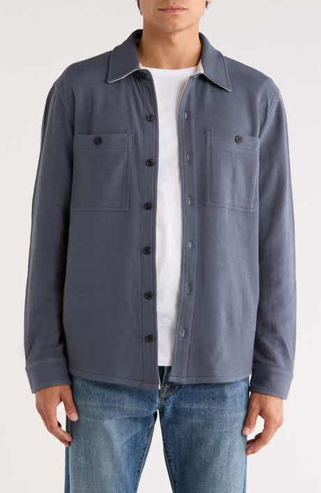 Vince Piqué Shirt Jacket