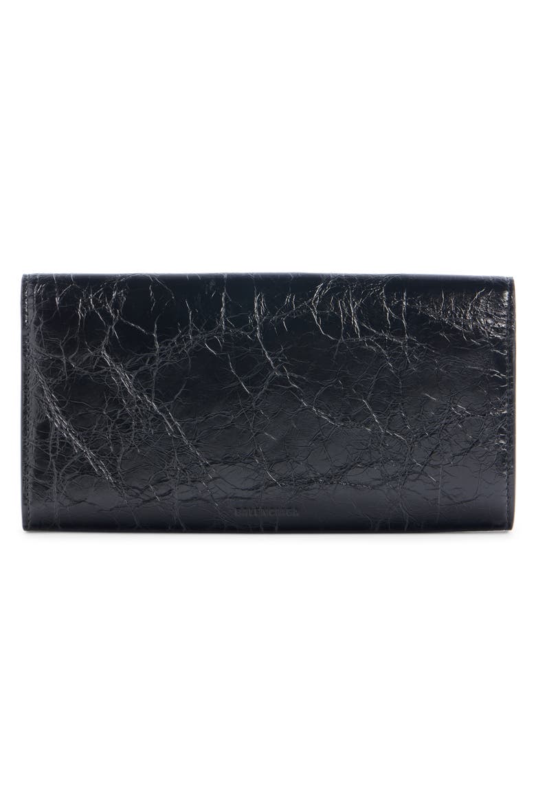 Le City Long Leather Wallet, Alternate, color, 1000 BLACK
