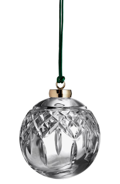 Lismore Bauble Crystal Ornament
