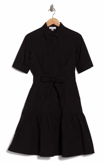 Calvin Klein Short Sleeve Cotton Shirtdress