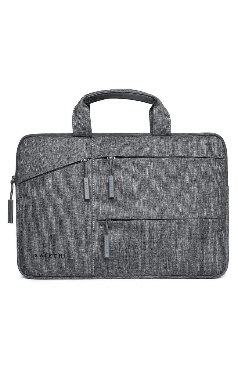 Satechi Water-Resistant Laptop Carrying Case with Pockets, Main, color, Black