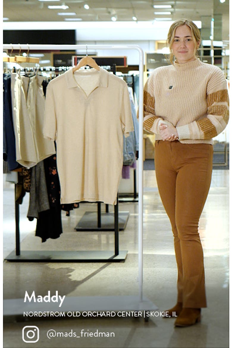 Linen Blend Johnny Collar Polo video