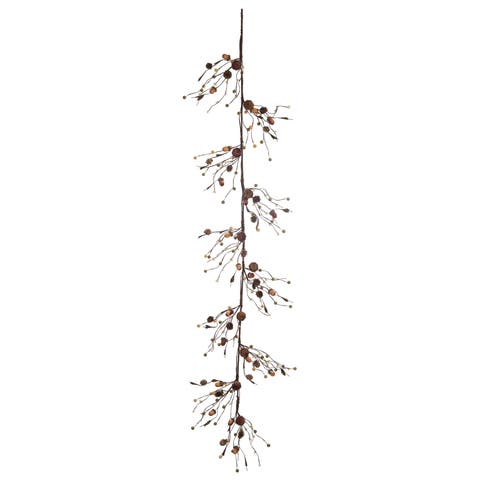 Multicolor Harvest Acorn Garland Autumn Decorative Wall Garland
