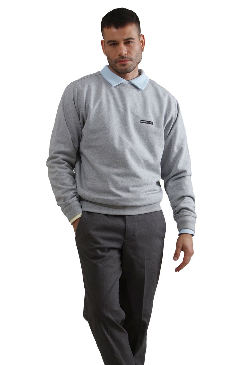 Preston Crew Neck Sweatshirt, Alternate, color, Grey