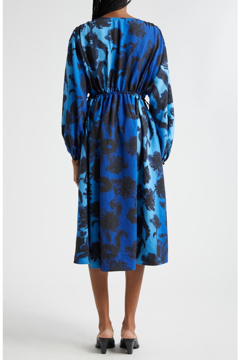 Veroma Long Sleeve A-Line Dress, Alternate, color, OIL PASTEL ANEMONE