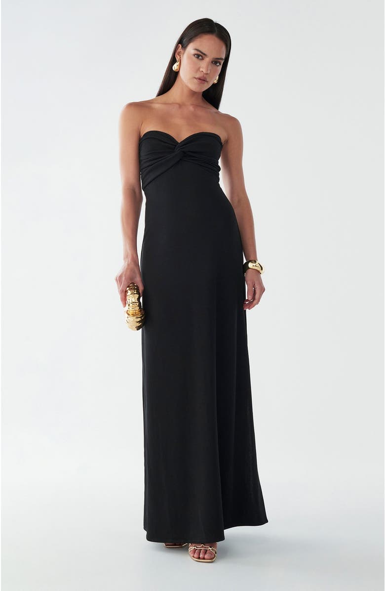 BWLDR Chase Maxi Dress, Alternate, color, Black