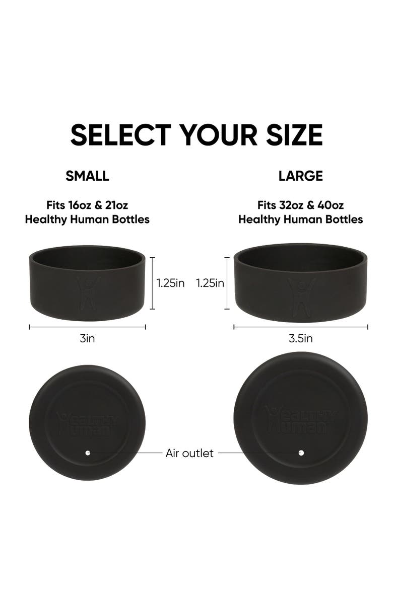 Protective Silicone Bumper Boots for Bottle, Alternate, color, Black