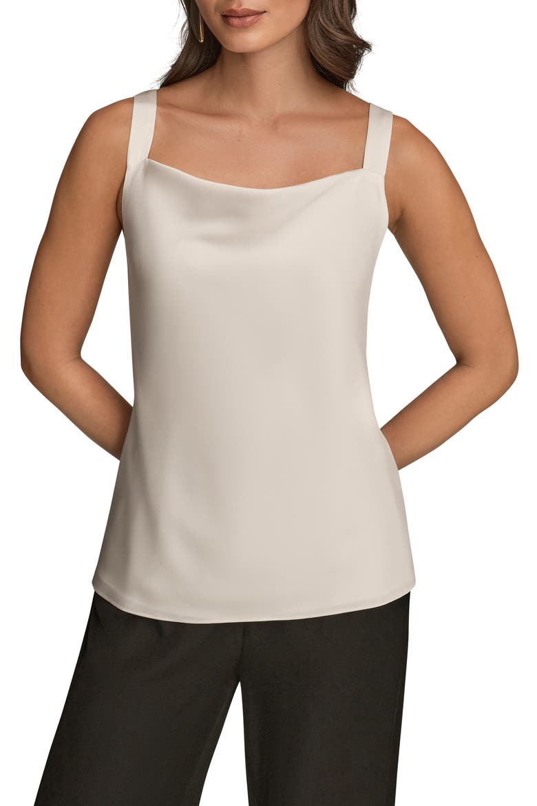 Cowl Neck Camisole, Main, color, CREAM
